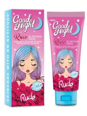 RUDE Good Night Rose Sleeping Pack – Pink & Blue Tube